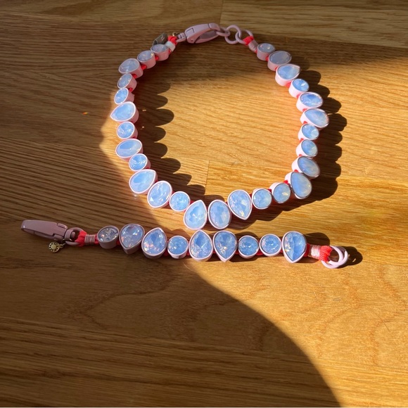J. Crew Rockstud Brûlée Necklace and Bracelet Combo